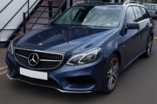 Передня решітка Diamond Silver (для Avantgarde і AMG-Line, 2013-2016) для Mercedes E-class W212 рр