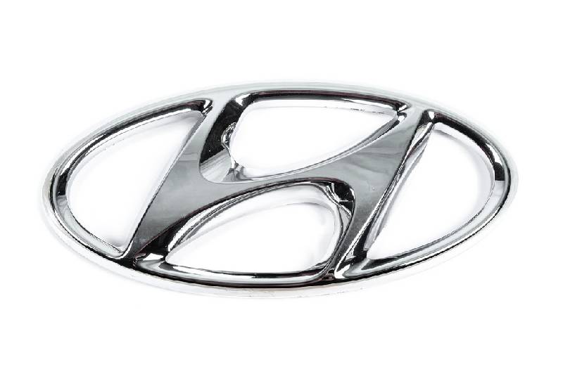 Емблема (самоклейка, 270 мм на 136 мм) Hyundai H350 2014- рр.