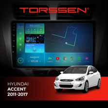Штатна магнітола Torssen Hyundai Accent 2011-2017 F9232 4G Carplay DSP