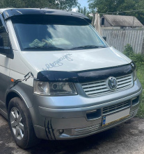 Козирок на лобове скло (на кронштейнах) для Volkswagen T5 Caravelle 2004-2010 рр