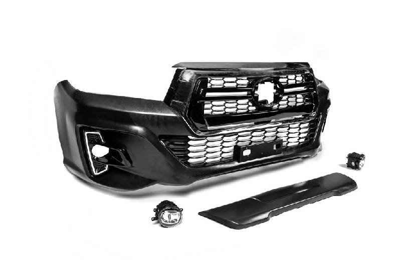 Передній бампер Rocco (для 2015-2020) Toyota Hilux 2015- рр.