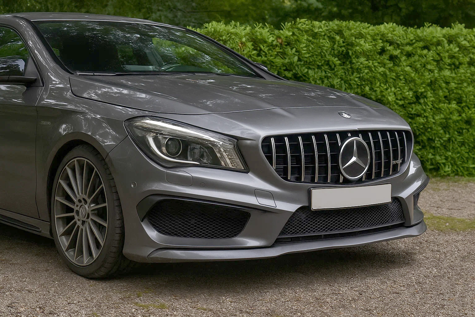 Передня решітка (2017-2019, GT Panamericana) для Mercedes CLA C117 рр