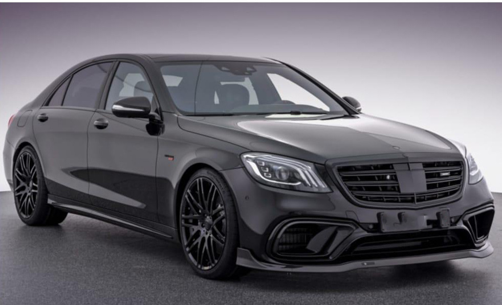 Комплект обвісів BRB (чорний, 2018-2026) для Mercedes S-class W222 рр