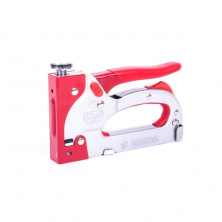 Пистолет скобозабивной механический, скоба 11.3 x 0.7 x 4.0 - 14.0 мм, прорезиненная рукоятка (стальной корпус)