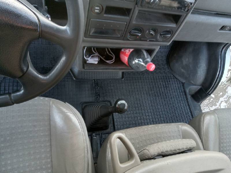 Гумові килимки (2 шт, Polytep) Volkswagen T4 Transporter 1990-2003 рр.