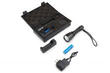 Фонарь сверхяркий светодиодный (5W, 1800 Lumen , акб 18650 Li-ion, зарядное устройство) IZEN