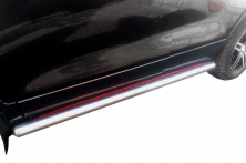 Бічні труби (2 шт, нерж) Chevrolet Trax 2012-2023 рр.