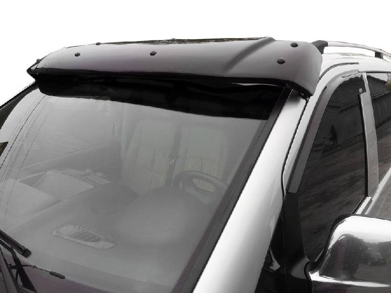 Козирьок на лобове скло (чорний глянець, 5мм) Mercedes Viano 2004-2014 рр.