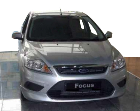 Накладка на передній бампер Sedan (під фарбування) Ford Focus II 2005-2008 рр.