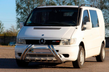 Кенгурятник Kelebek WT011 (нерж.) Mercedes Vito W638 1996-2003 рр.
