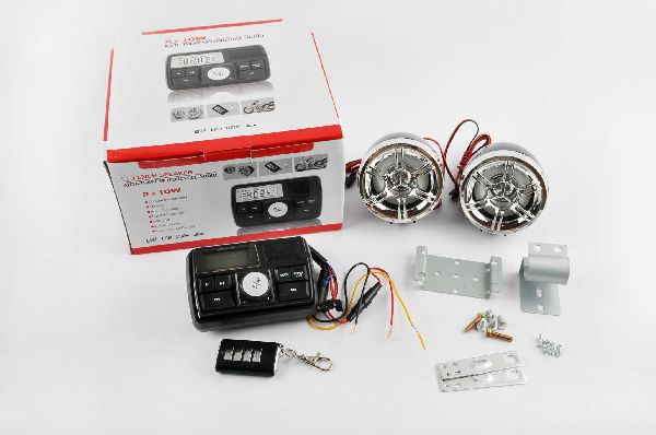 Аудиосистема (3, черные, сигнализация, МР3/FM/USB/SD, ПДУ, ЖК дисплей) MANLE