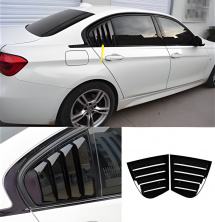 Накладки на задні вікна DPT (чорний глянець, 2шт) BMW 3 серия F30/F31 2012-2019 гг.