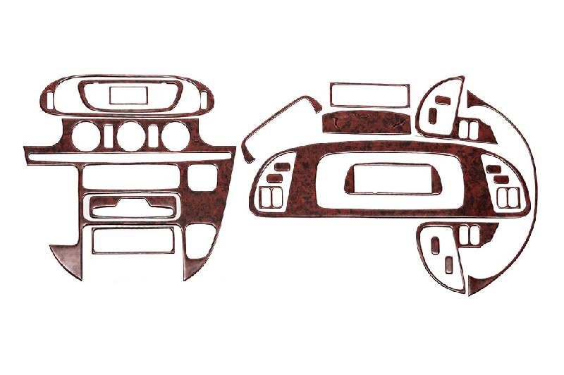 (cdi, 2000-2006) Накладки на панель (Meric) Дерево Mercedes Sprinter W901/902/903/904/905 1995-2006 рр.