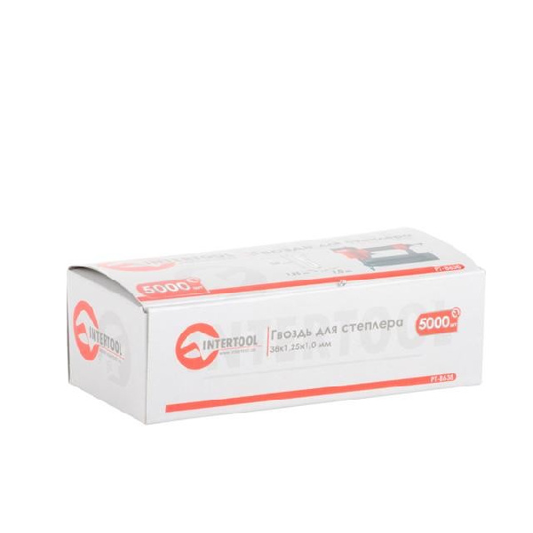 Гвоздь для степлера 38мм 1.0x1.25мм 5000шт/упак