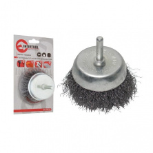Щетка чашечная 100 мм для дрели, 1/4 (крученая проволока)
