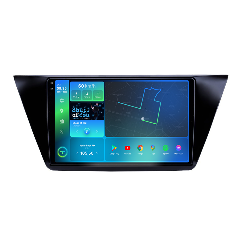 Штатна магнітола Torssen 2K VW Touran 16-17 FL10 4+64Gb 4G Carplay DSP