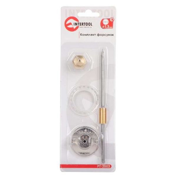 Комплект форсунки 1.3мм для краскопульта HP РТ-0204, PT-0205, PT-0210, PT-0211 (дюза, воздушная головка, игла)