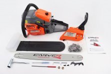 Бензопила Carver ML5800-30 58cc (3,5кВт, шина 18`, ланцюг 325-1,5-72зв. коло. зуб) плавний пуск KS