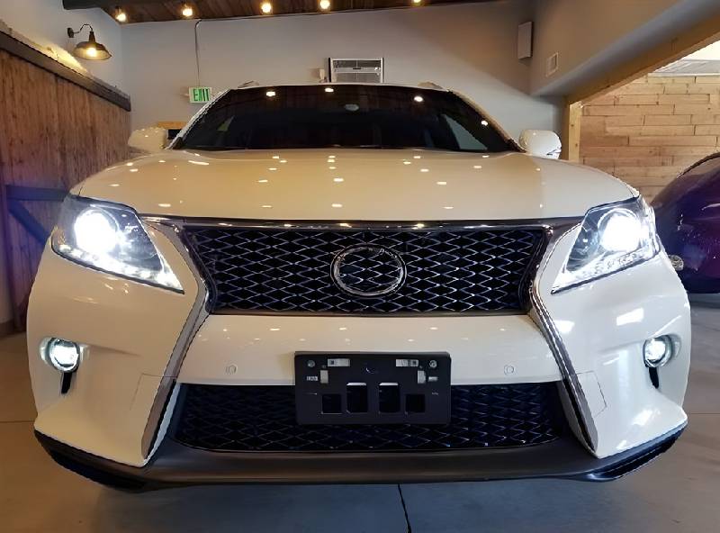 Передній бампер F-Sport (рестайлінг) 2009-2012, з фарами Lexus RX 2009-2015 рр.