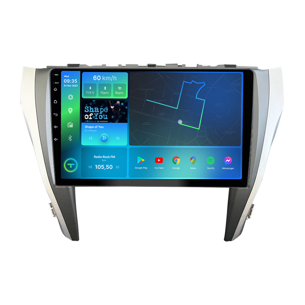 Штатна магнітола Torssen 2K Toyota Camry 55 B/G FL10 4+64Gb 4G Carplay DSP