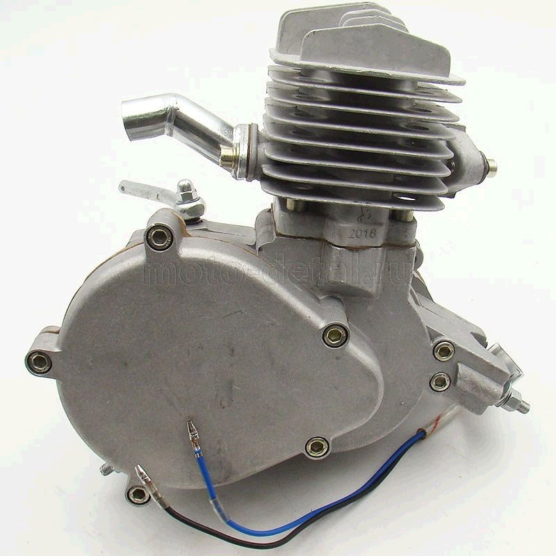 Двигун Веломотор (80cc, голий+стартер) EVO-2