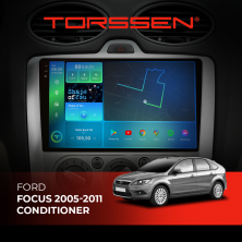 Штатна магнітола Torssen 2K Ford Focus 05-11 conditioner F9432 4G Carplay DSP