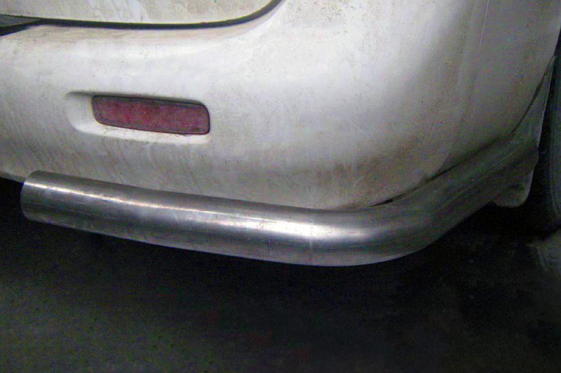 Задні кути AK003 (2 шт., нерж.) Hyundai H200, H1, Starex 1998-2007 рр.