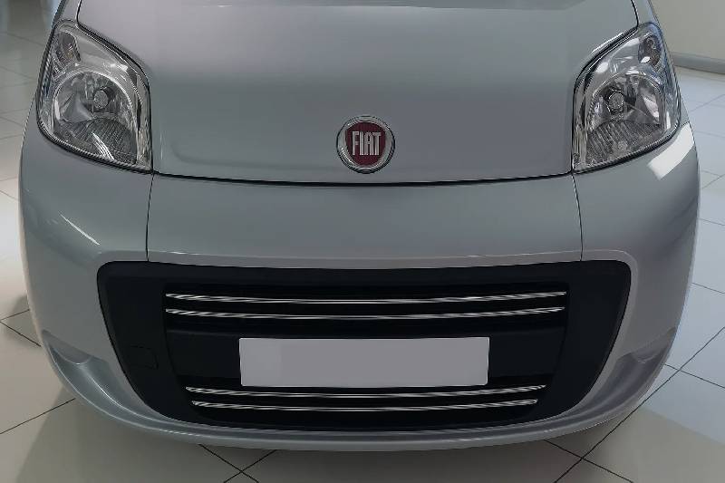 Накладка на решітку (4 част, нерж) OmsaLine - Італійська нержавійка Peugeot Bipper 2008-2017 рр.