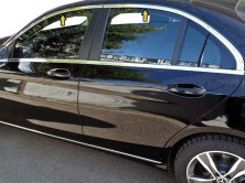Верхня окантовка вікон (нерж) Mercedes C-сlass W205 2014-2021 рр.