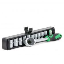 Набор головок 10 шт 1/4 c трещеткой INTERTOOL