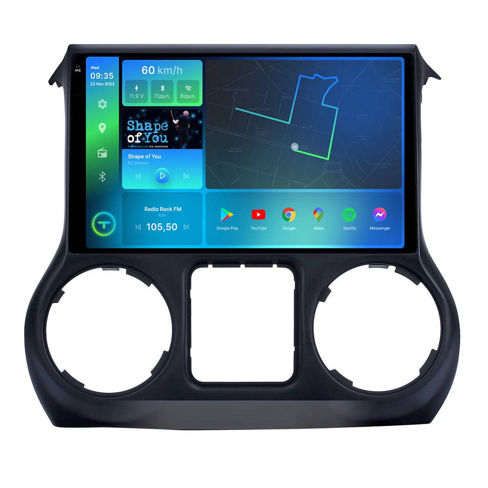 Штатна магнітола Torssen 2K Jeep Wrangler 11-14 F98256 4G Carplay DSP