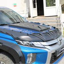 Комплект накладок на капот DRAGON (2019+, 3 шт) Mitsubishi L200 2015-2024 рр.