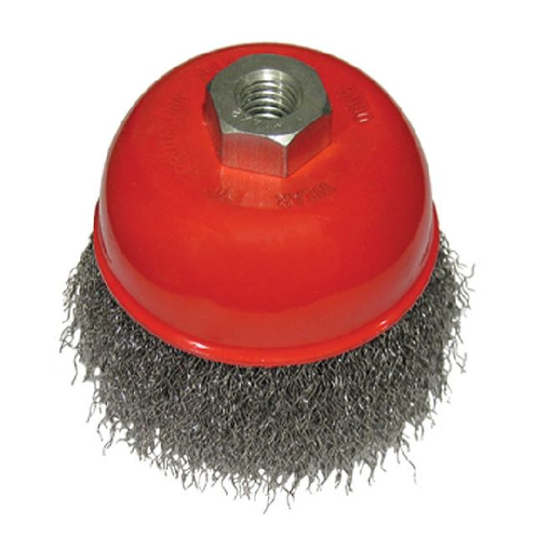 Щетка чашечная 125 мм, для КШМ, М14 (крученая проволока)