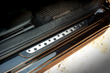 Накладки на пороги (Dotline, 4 шт., нерж) Volkswagen Passat B6 2006-2012 рр.