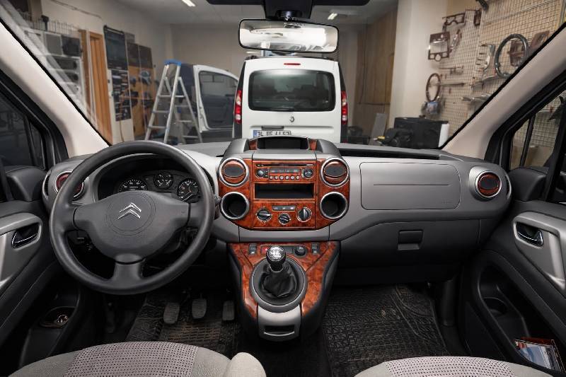 Накладки на панель Алюміній Citroen Berlingo 2008-2018 рр.