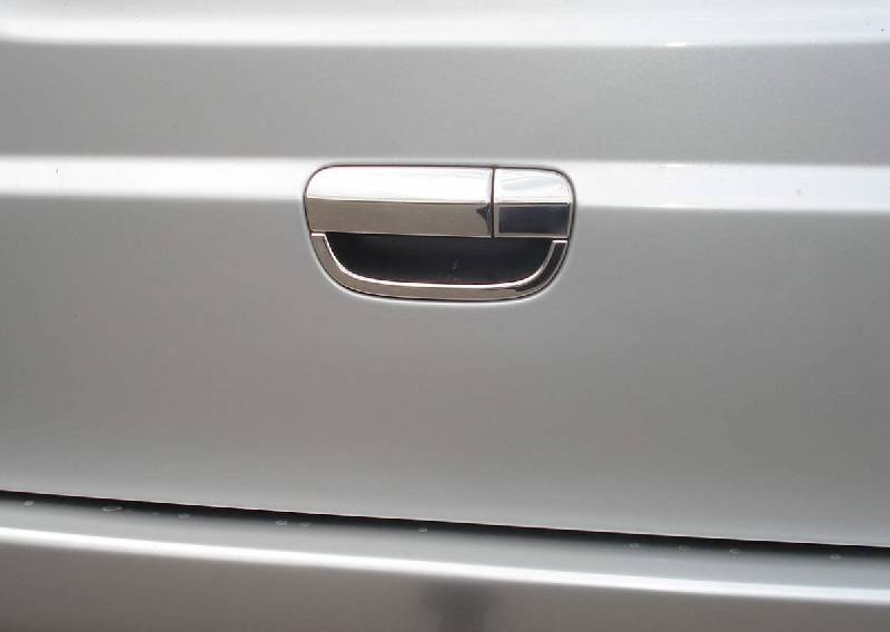 Накладка на задню ручку (нерж.) OmsaLine - Італійська нержавійка Mercedes Vito W639 2004-2014 рр.