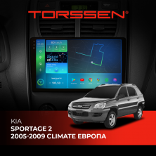 Штатна магнітола 2K Torssen Kia Sportage 2 05-09 climate Європа F9232 4G Carplay DSP