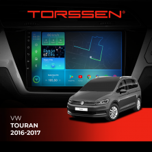 Штатна магнітола Torssen VW Touran 16-17 F10464 4G