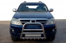 Кенгурятник F12-11 (нерж) Toyota Fortuner 2006-2015 рр.