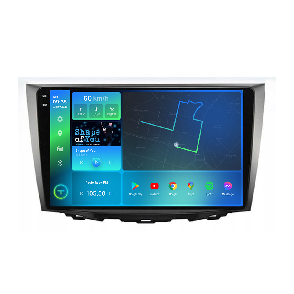 Штатна магнітола Torssen 2K Suzuki Kizashi 2009+ FL9 4+64Gb 4G Carplay DSP