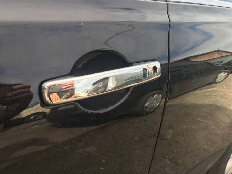 Накладки на ручки (4 шт, нерж) З чіпом, OmsaLine - Італійська нержавійка Nissan Qashqai 2010-2014 рр.