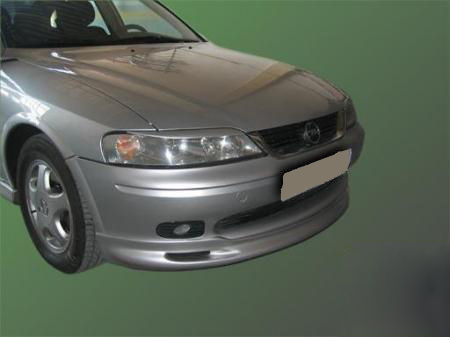 Накладка на передній бампер (під фарбування) для Opel Vectra B 1995-2002 рр