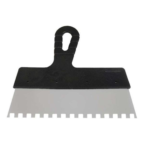 Шпатель из нержавеющей стали 200 мм с зубом 8x8 мм