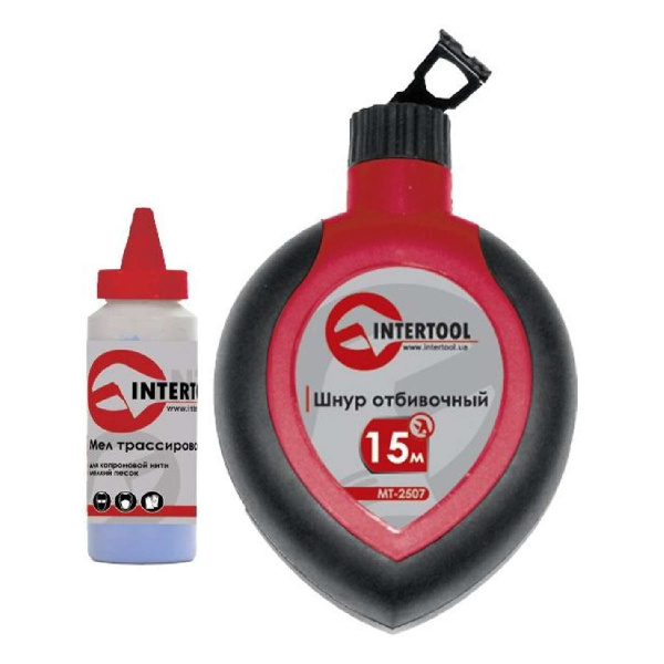 Шнур разметочный 30 м с корректором