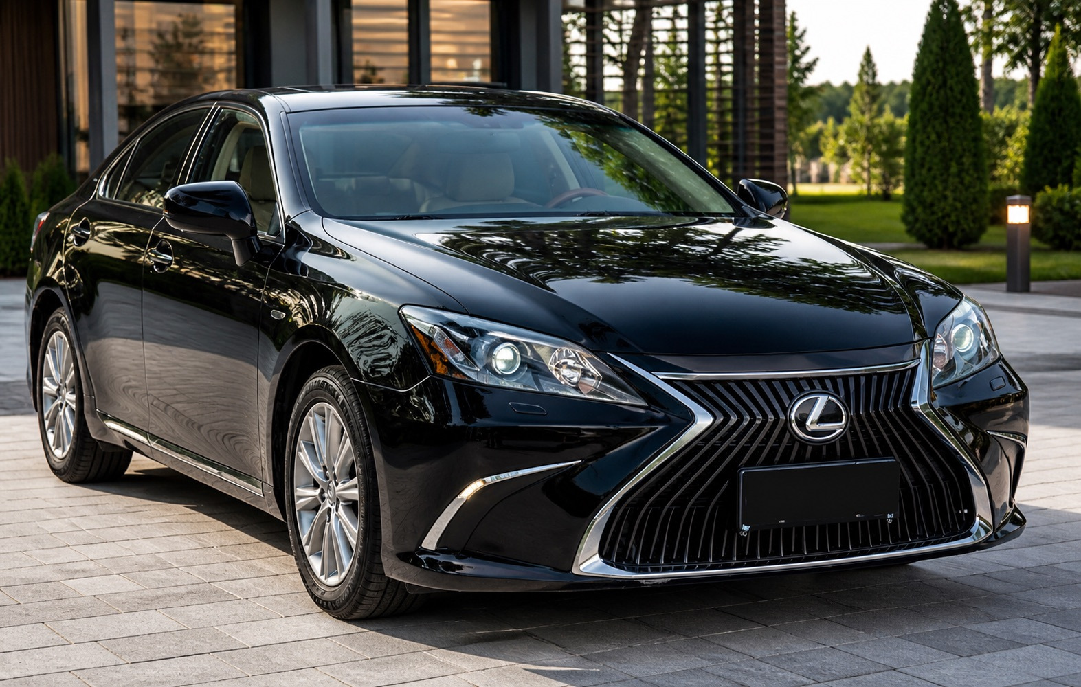 Передній бампер (для 2010-2012, дизайн 2019) для Lexus ES рр