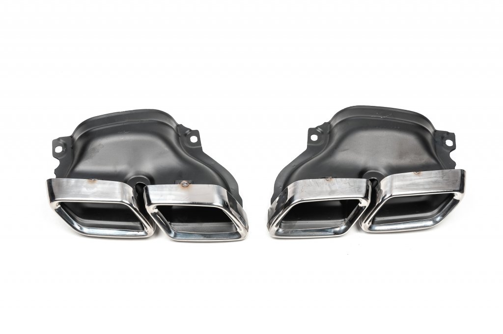 Насадки на глушник AMG S63 для Mercedes S-class W222 2013-2022 рр