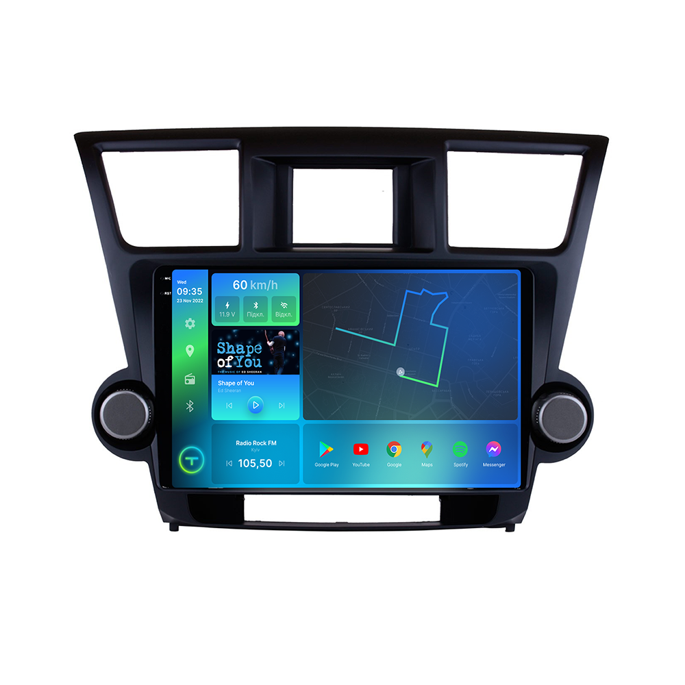 Штатна магнітола Torssen 2K Toyota Highlander XU 40 2010-2016 F108256 4G Carplay DSP