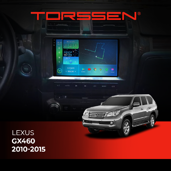 Штатна магнітола 2K Torssen Lexus GX460 2010-2015 F10332 4G Carplay DSP