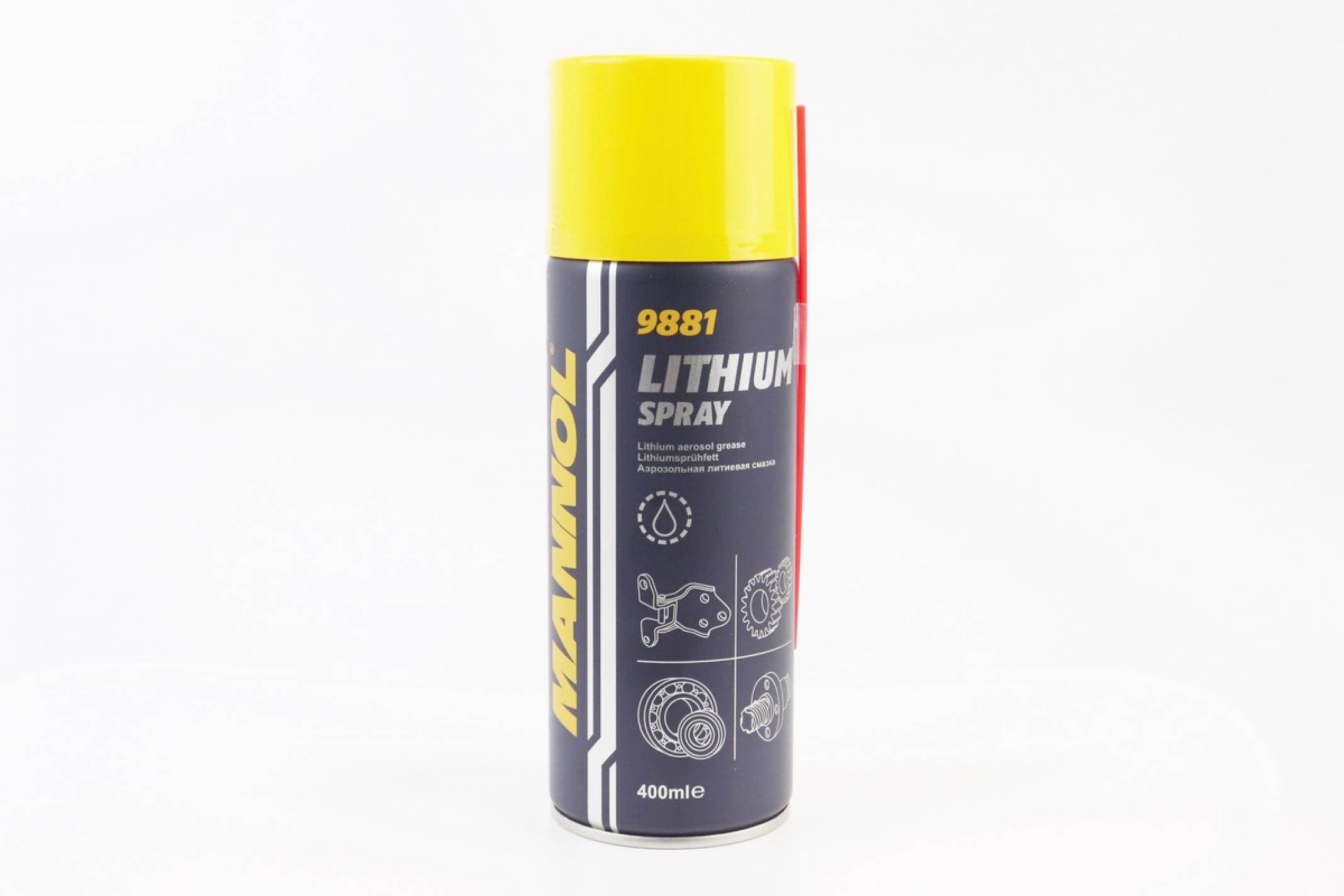 Змащення ланцюга MANNOL (400 ml) (спрей) літієве 9881 KS