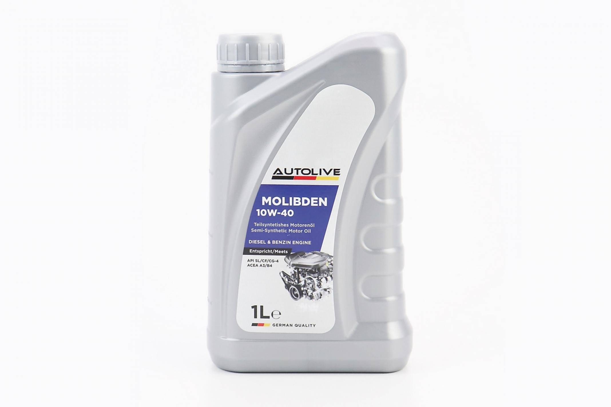 Масло 4T 10W-40 - напівсинтетична універсальна, `Molibden Diesel Benzin` 1L KS